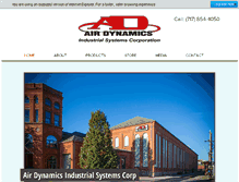 Tablet Screenshot of airdynamics.net