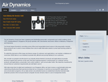 Tablet Screenshot of airdynamics.com.sg